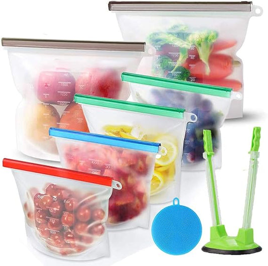 Reusable Silicone Food Storage Bags