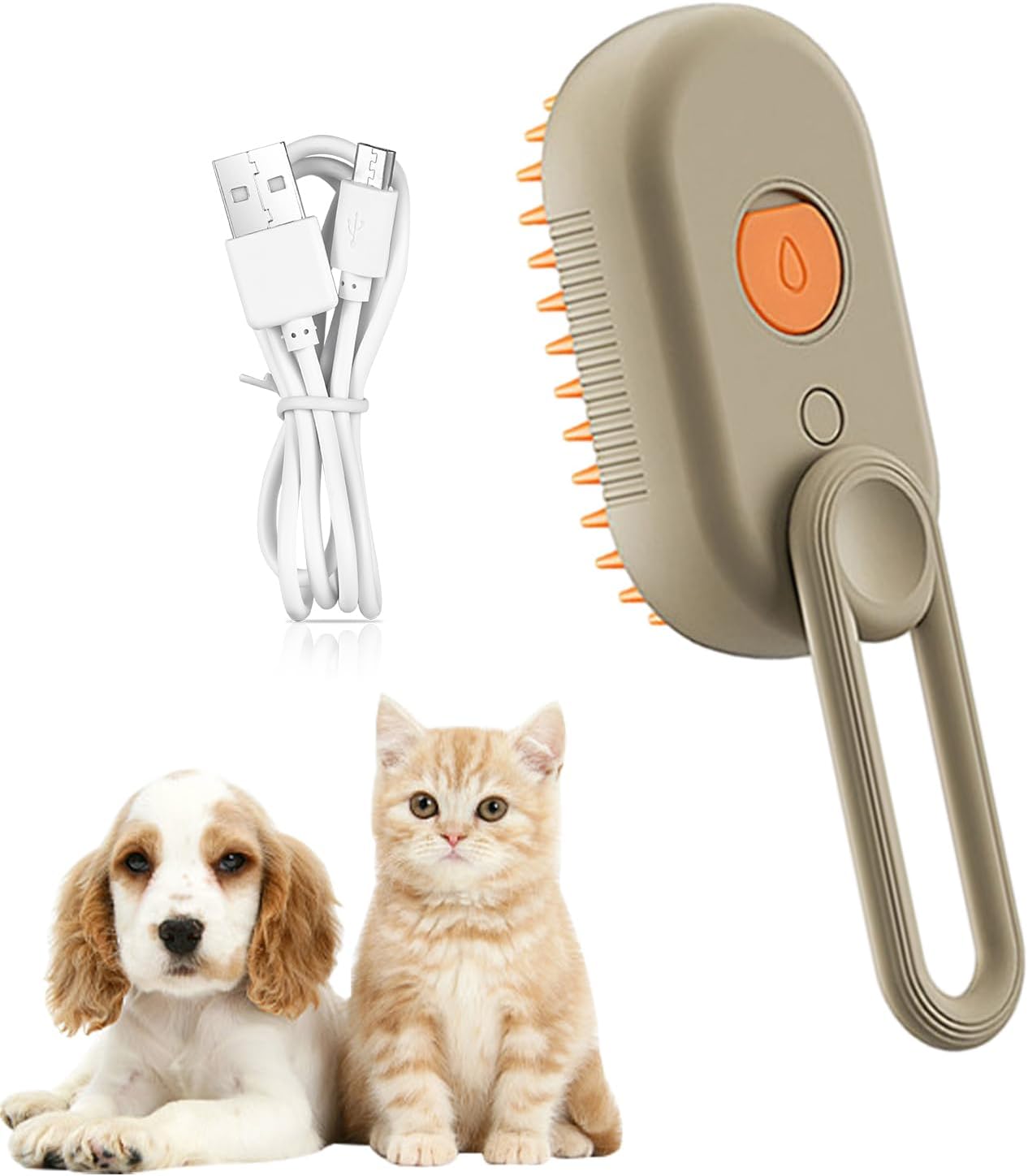 Self-Cleaning Pet Grooming Brush