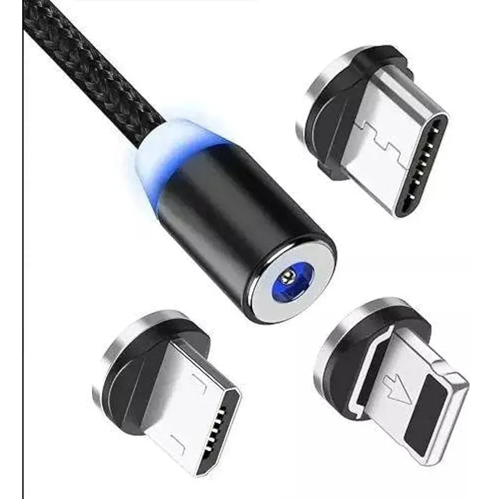 3-in-1 Charging Cable (Magnetic Tip)
