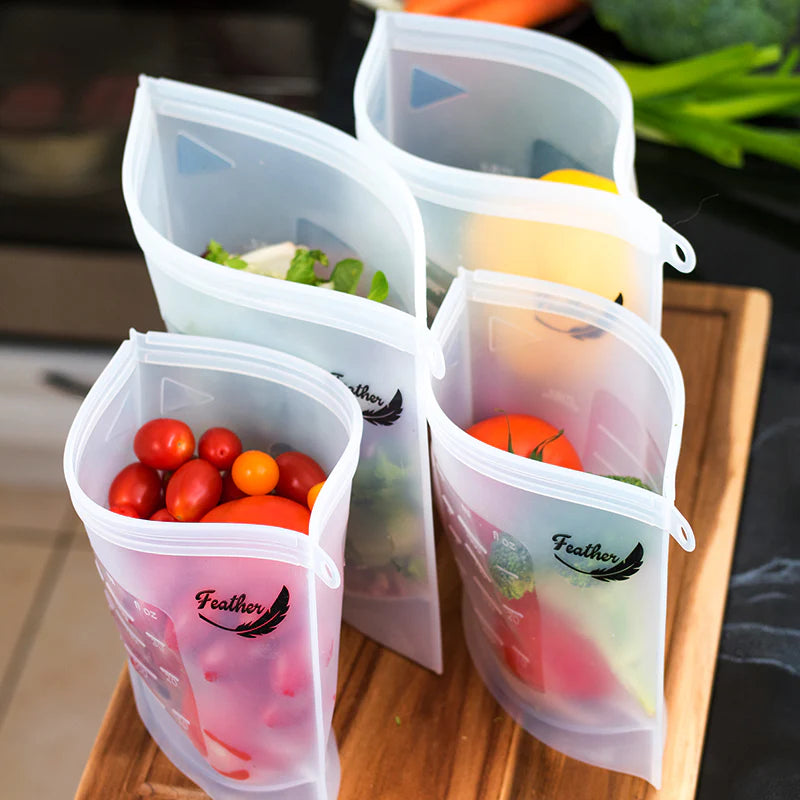 Reusable Silicone Food Storage Bags